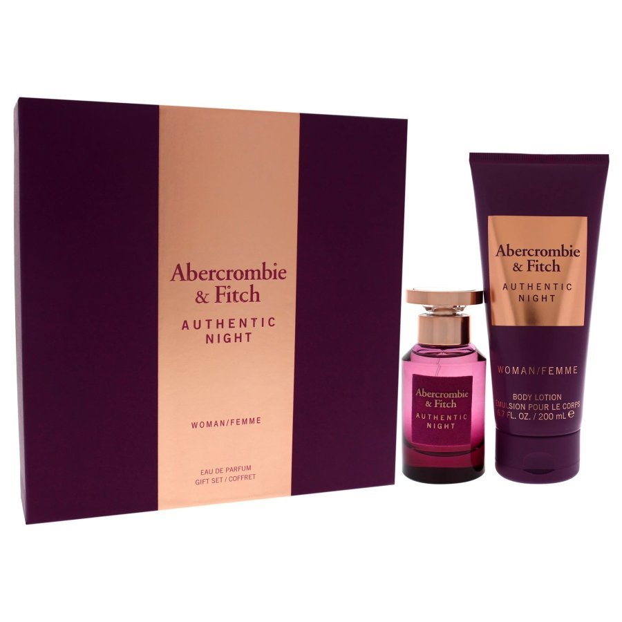 Abercrombie Set Fitch Authentic Night 1.7 2pcs EDP